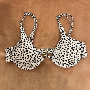 Dalmatian Print Bikini Top